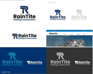 Logo Design by DesignMX (Renan Mejia) for RainTite Roofing & Construction | Design: #35391978