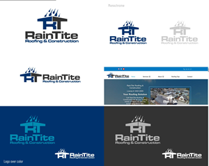 Logo Design by DesignMX (Renan Mejia) for RainTite Roofing & Construction | Design: #35391979
