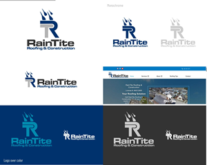 Logo Design by DesignMX (Renan Mejia) for RainTite Roofing & Construction | Design: #35391990