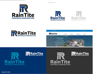Logo Design by DesignMX (Renan Mejia) for RainTite Roofing & Construction | Design: #35391998