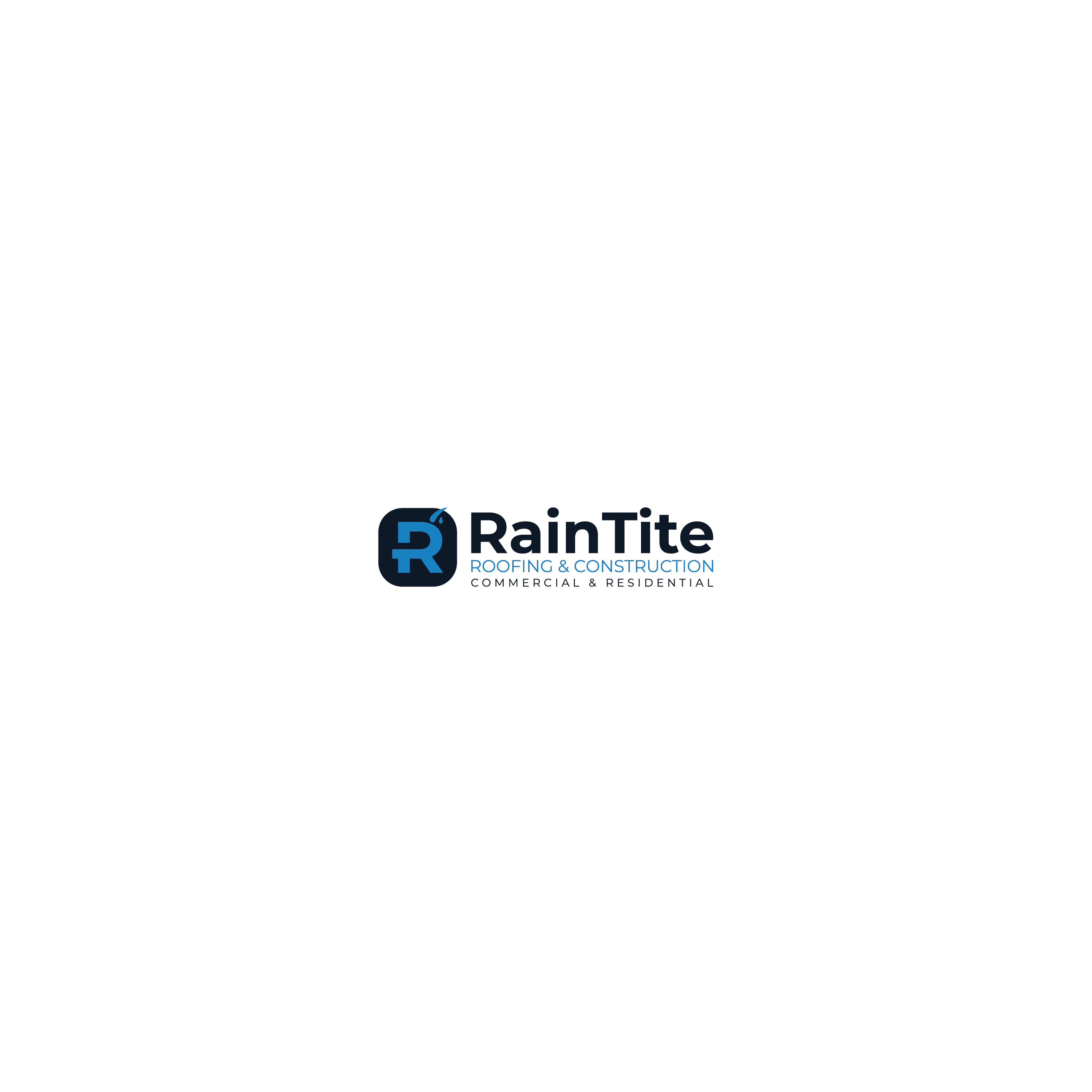 Logo Design by Verified artistry (Design garden) for RainTite Roofing & Construction | Design #35424443