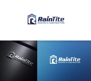 Logo Design by ivan for RainTite Roofing & Construction | Design: #35419164