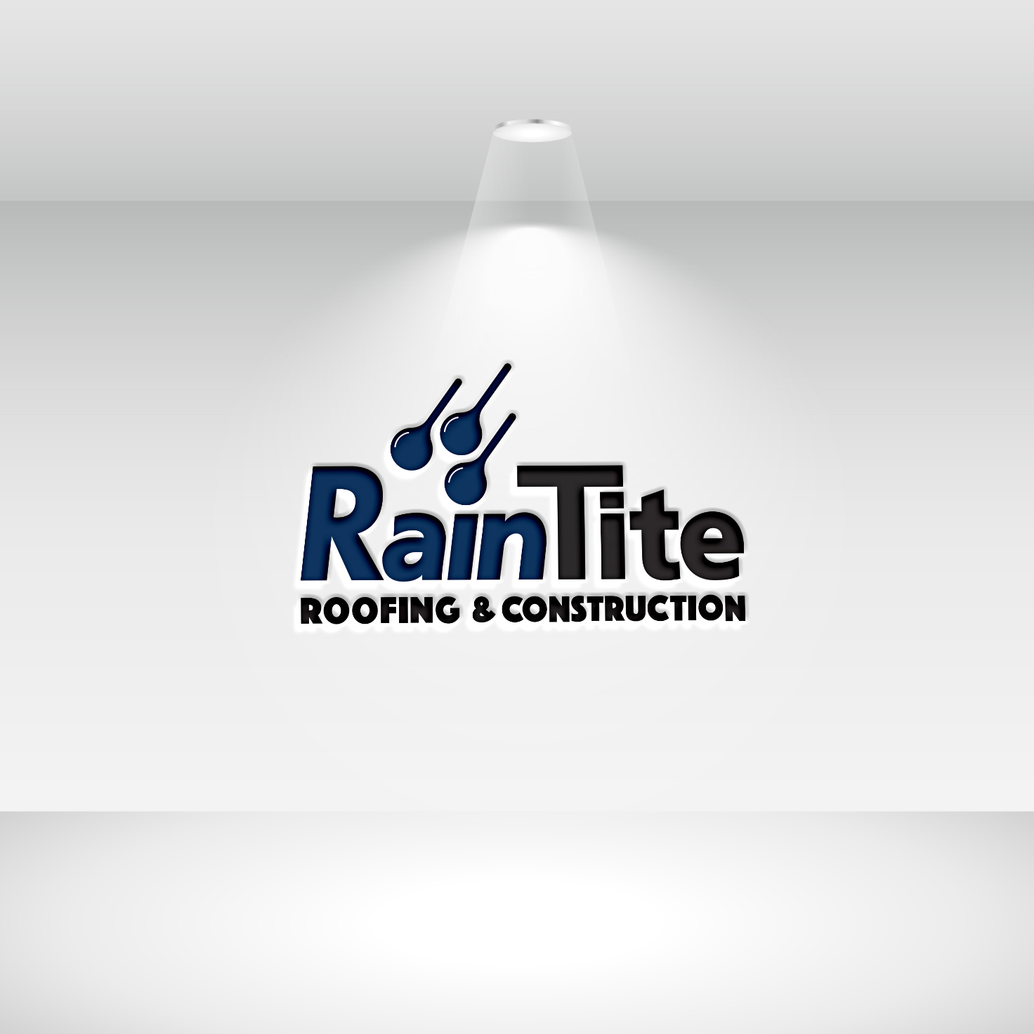 Diseño de Logo por Deziners Zone para RainTite Roofing & Construction | Diseño #35389838