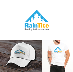 Logo-Design von Deziners Zone für RainTite Roofing & Construction | Design: #35389840