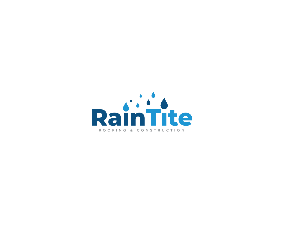 Logo Design by Artknyte for RainTite Roofing & Construction | Design #35408660