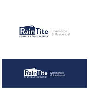 Diseño de Logo por Maxo-Biz para RainTite Roofing & Construction | Diseño: #35388702