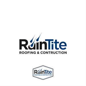Logo Design by vinch std for RainTite Roofing & Construction | Design: #35389999