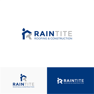 Logo Design by vinch std for RainTite Roofing & Construction | Design: #35417516
