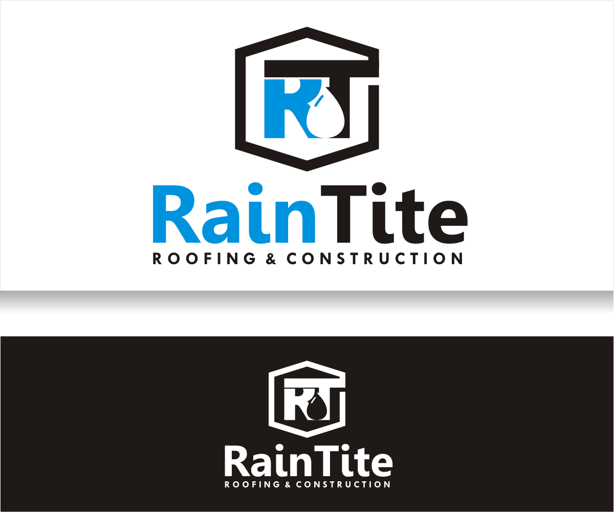 Design de Logo par f i l d a pour RainTite Roofing & Construction | Design #35412474