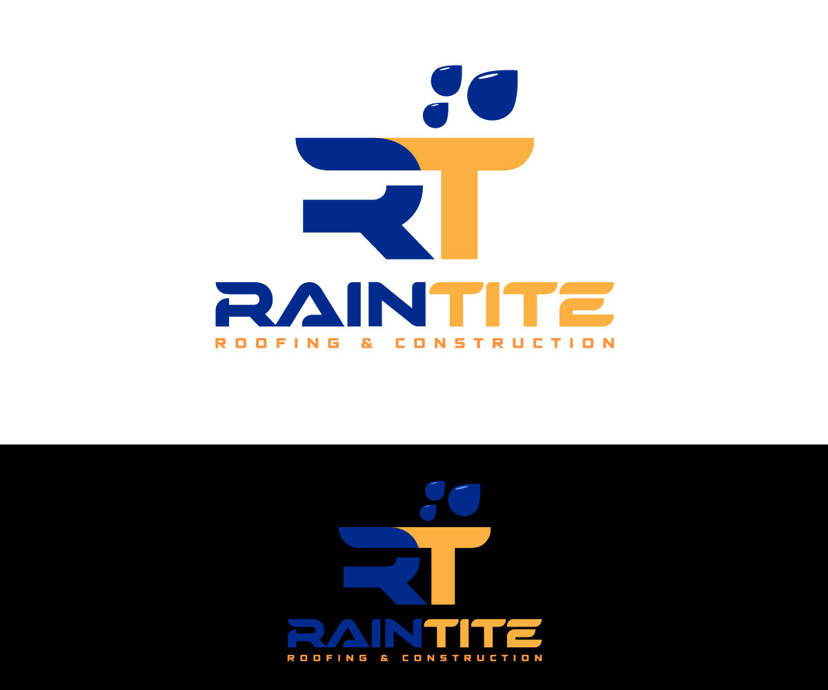 Logo Design by Ansh Design for RainTite Roofing & Construction | Design #35387912