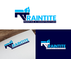 Diseño de Logo por Ansh Design para RainTite Roofing & Construction | Diseño: #35387913