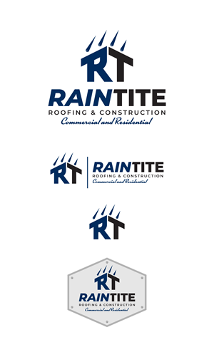Logo Design by yudaharv for RainTite Roofing & Construction | Design #35388908