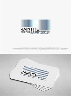 Design de Logo par shiroRo pour RainTite Roofing & Construction | Design : #35409556