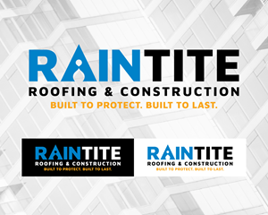 Design de Logo par fullm0on pour RainTite Roofing & Construction | Design : #35386968