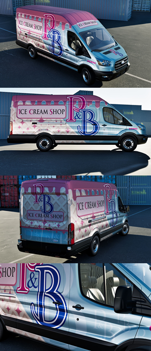 Car Wrap Design by VEDG for P & B Ice Cream Shop | Design: #35397411