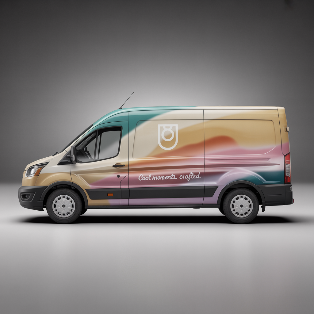 Car Wrap Design by Khotaza99 for P & B Ice Cream Shop | Design #35398336