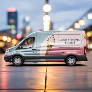 Car Wrap Design by Khotaza99 for P & B Ice Cream Shop | Design: #35398338