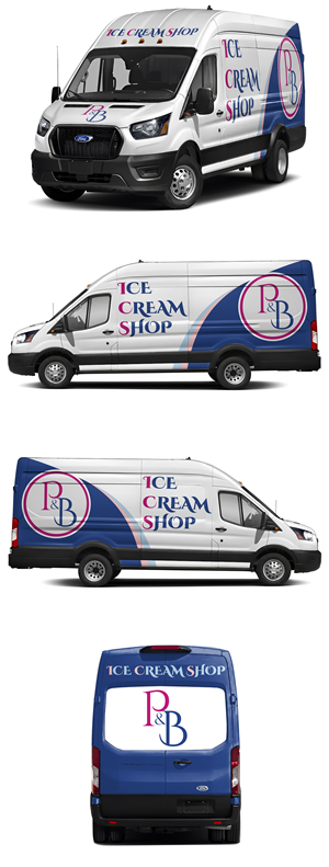 Car Wrap Design by AZ_Studio for P & B Ice Cream Shop | Design: #35396705