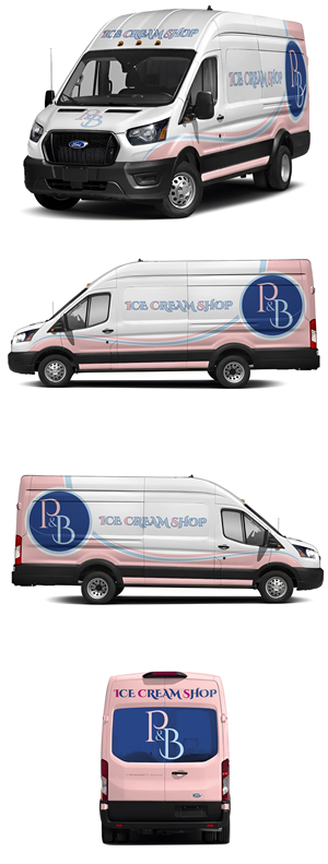 Car Wrap Design by AZ_Studio for P & B Ice Cream Shop | Design: #35396707