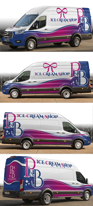 Car Wrap Design by AZ_Studio for P & B Ice Cream Shop | Design: #35398606