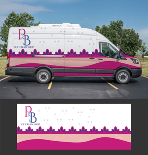 Car Wrap Design by Tridipta  Graphix Hub for P & B Ice Cream Shop | Design: #35397220
