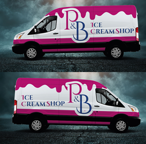 Car Wrap Design by LAXMI DESIGNHUB for P & B Ice Cream Shop | Design #35398510