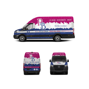 Car Wrap Design by Yoga Tri for P & B Ice Cream Shop | Design: #35399489