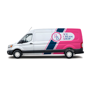 Car Wrap Design by ThiagoB for P & B Ice Cream Shop | Design: #35392857