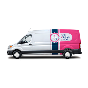 Car Wrap Design by ThiagoB for P & B Ice Cream Shop | Design: #35392858
