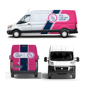 Car Wrap Design by ThiagoB for P & B Ice Cream Shop | Design: #35392860