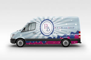 Car Wrap Design by truststudios for P & B Ice Cream Shop | Design: #35398259