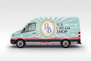 Car Wrap Design by truststudios for P & B Ice Cream Shop | Design: #35402726