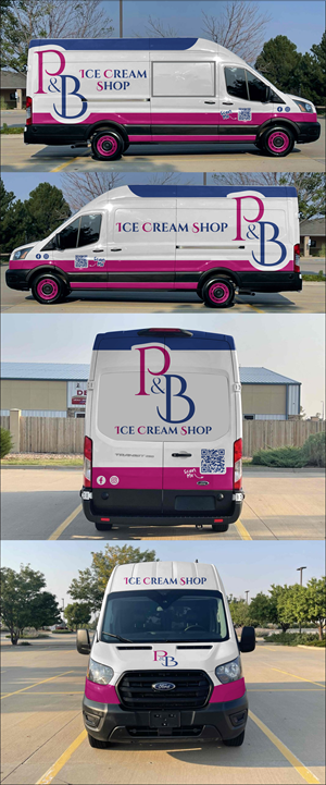 Car Wrap Design by yanuar wahyu h for P & B Ice Cream Shop | Design: #35397065