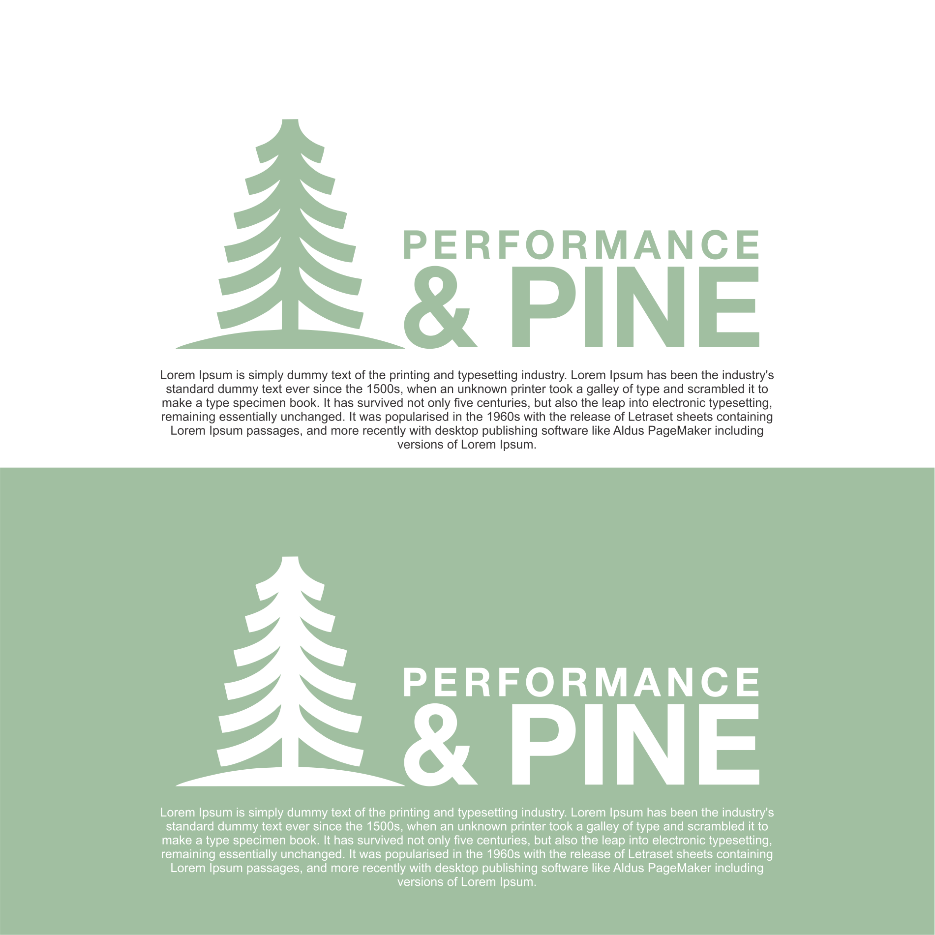 Logo Design by oliftiana for Performance & Pine | Design #35393637