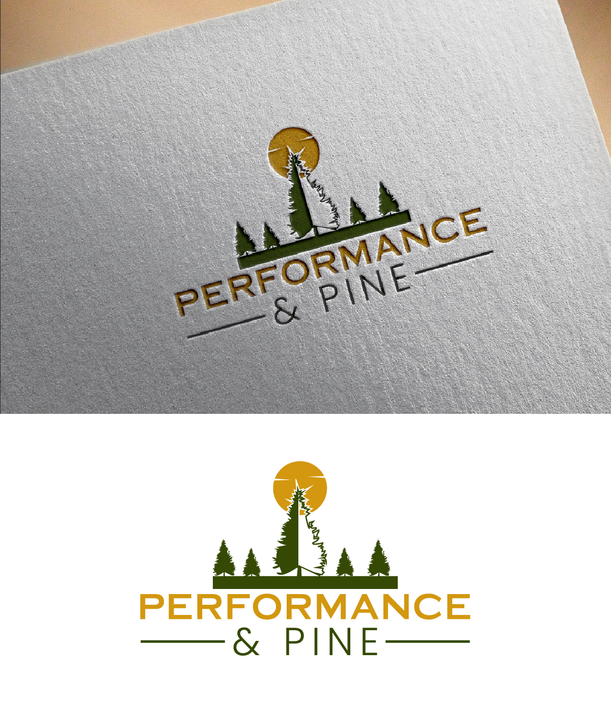Logo Design by fly  design for Performance & Pine | Design #35396961