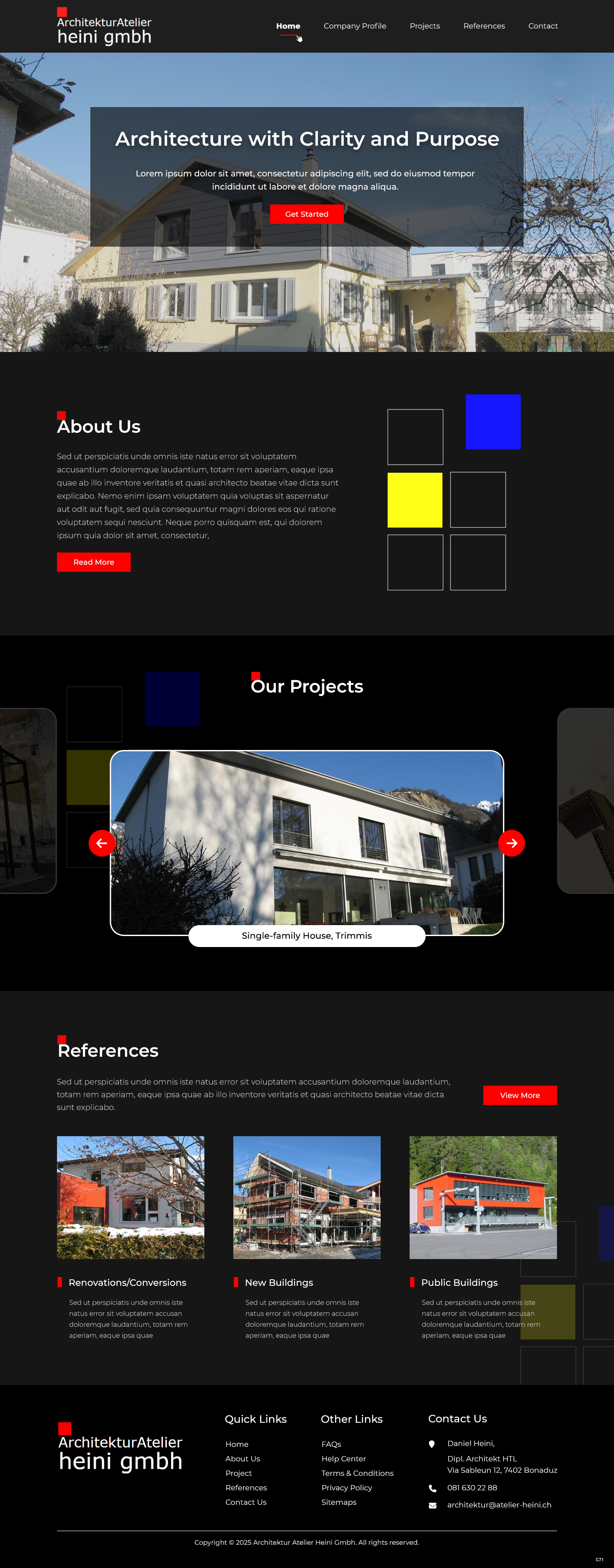Web Design by pb for Marc Iten Websolutions | Design #35405448