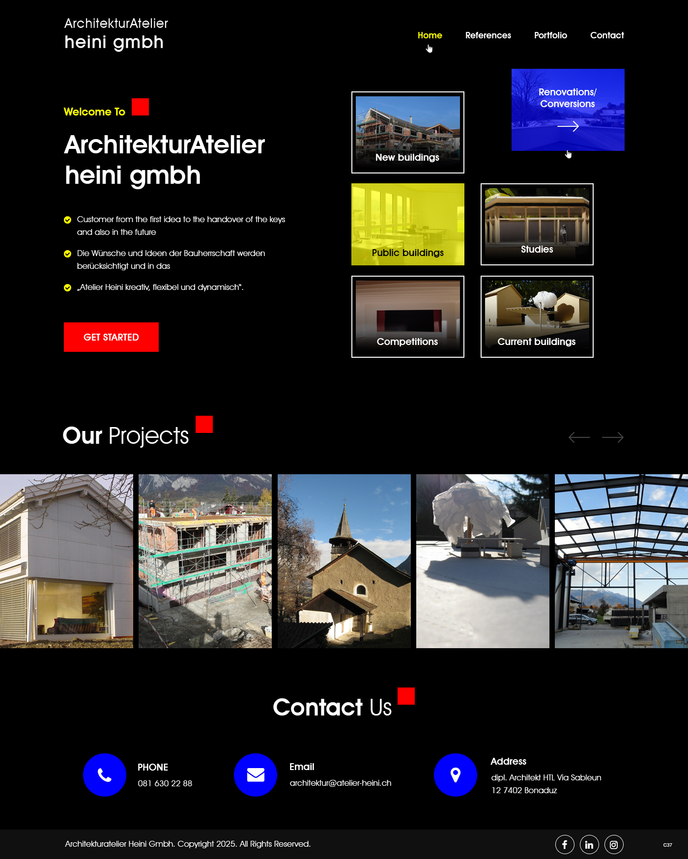 Web Design by pb for Marc Iten Websolutions | Design #35405453