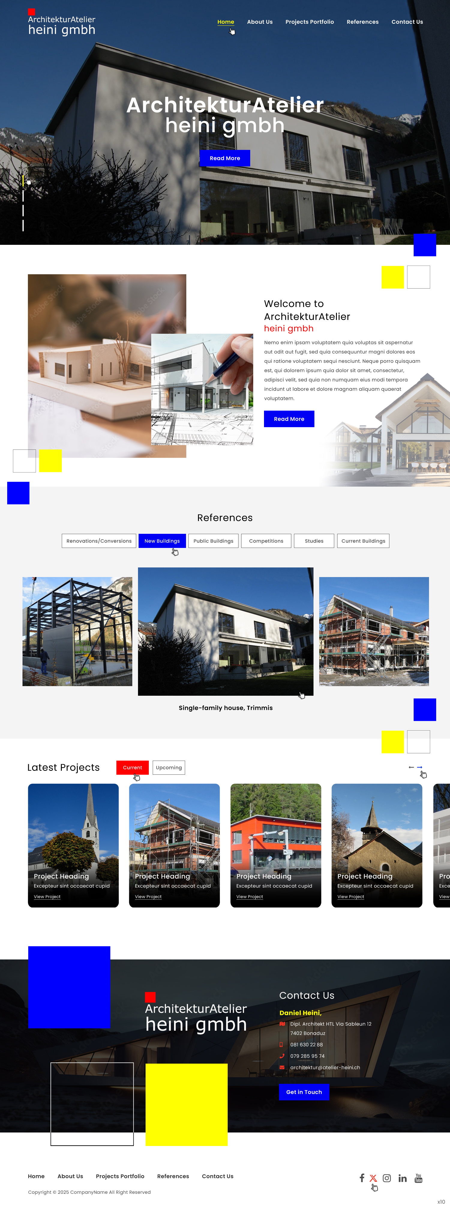 Web Design by pb for Marc Iten Websolutions | Design #35405455