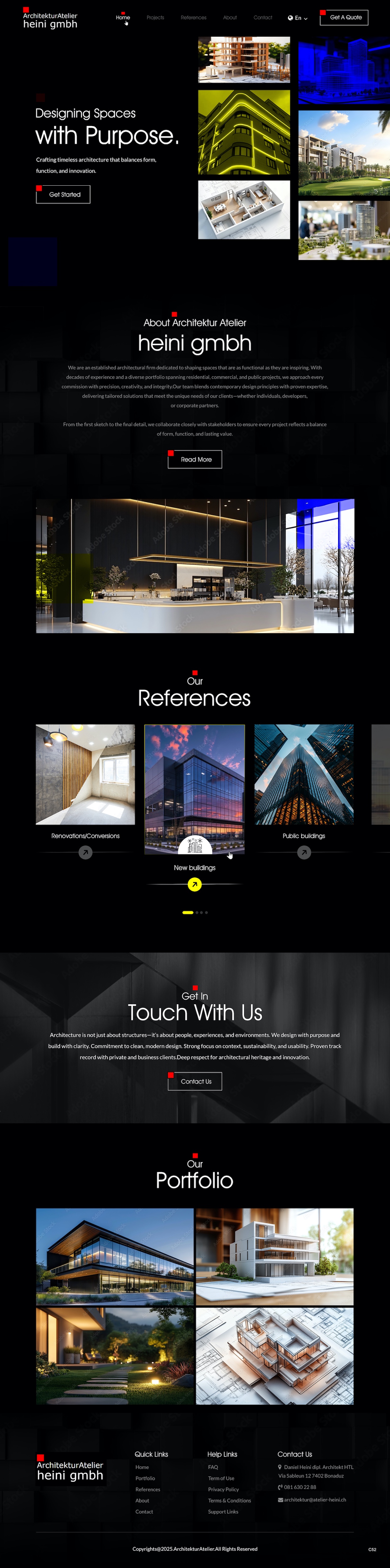 Web Design by pb for Marc Iten Websolutions | Design #35407180