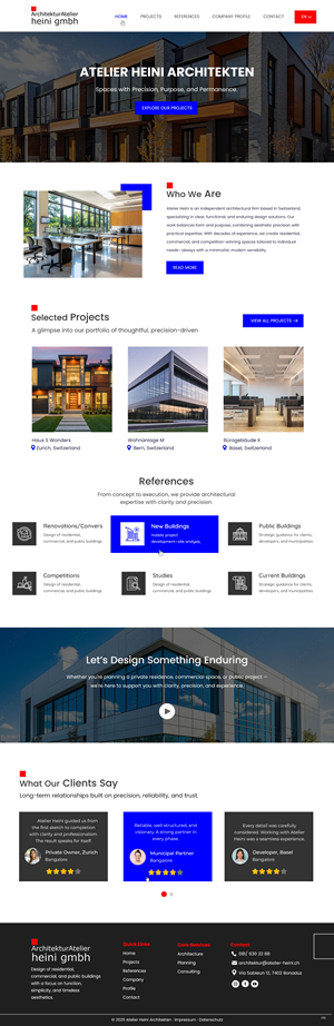 Diseño Web por pb para Marc Iten Websolutions | Diseño: #35410667