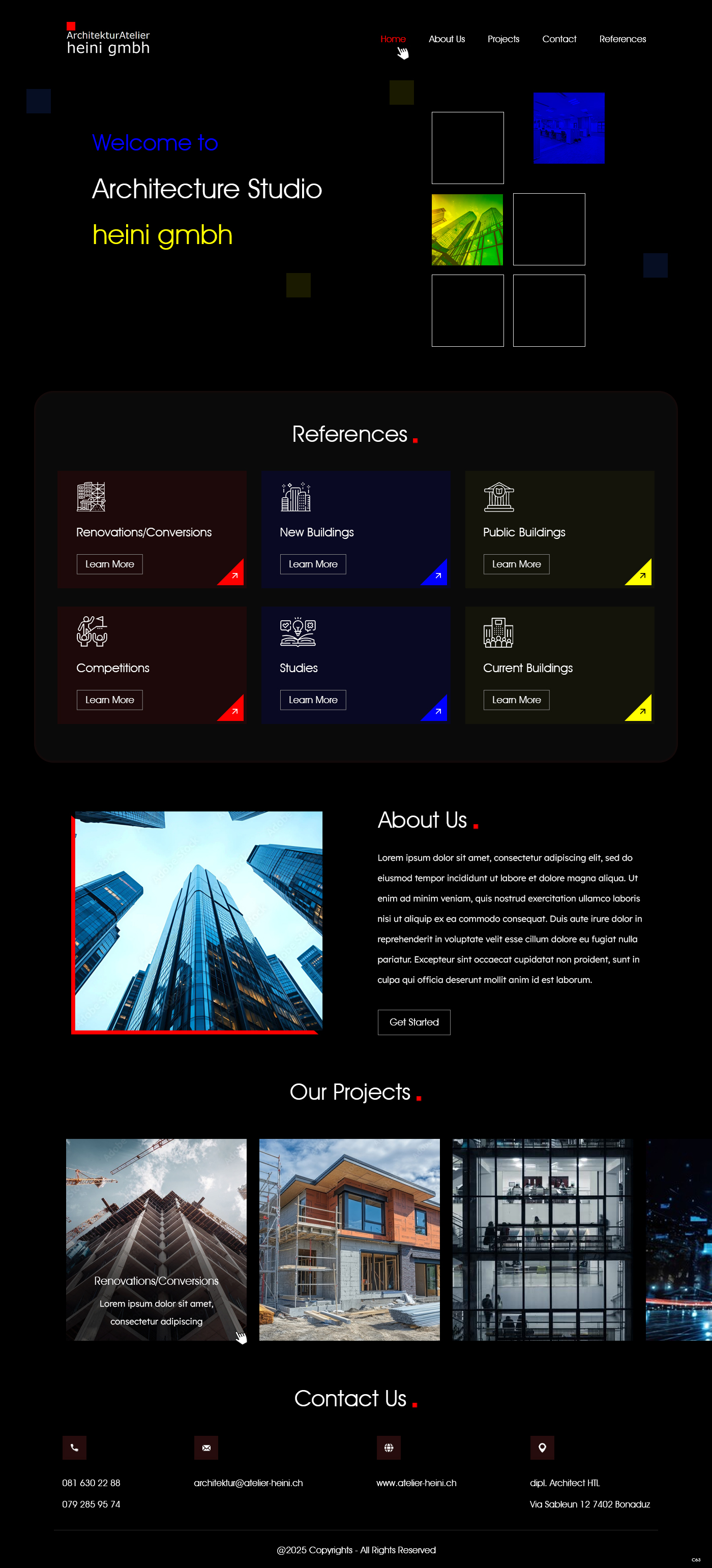 Web Design by pb for Marc Iten Websolutions | Design #35410670