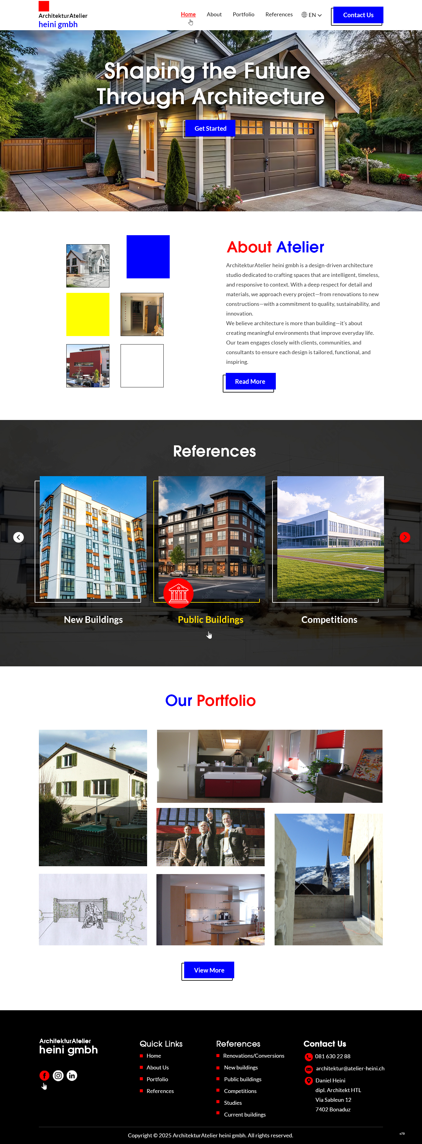 Web Design by pb for Marc Iten Websolutions | Design #35410682