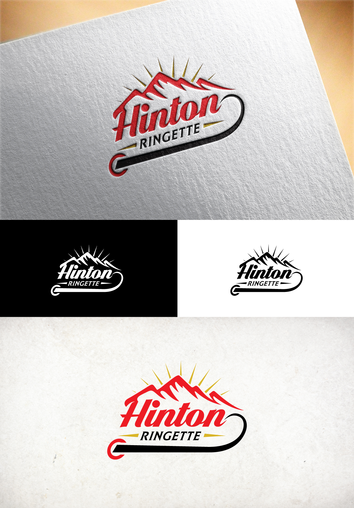 Logo Design by Logo Stock for Hinton Ringette | Design #35401098