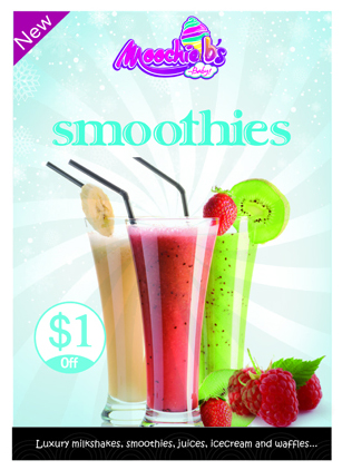 Menu Design by Soluciones Creativas for moochie b's | Design #940268