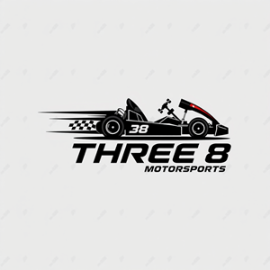 Logo Design by AMBStudio for Three 8 Motorsports | Design: #35445053