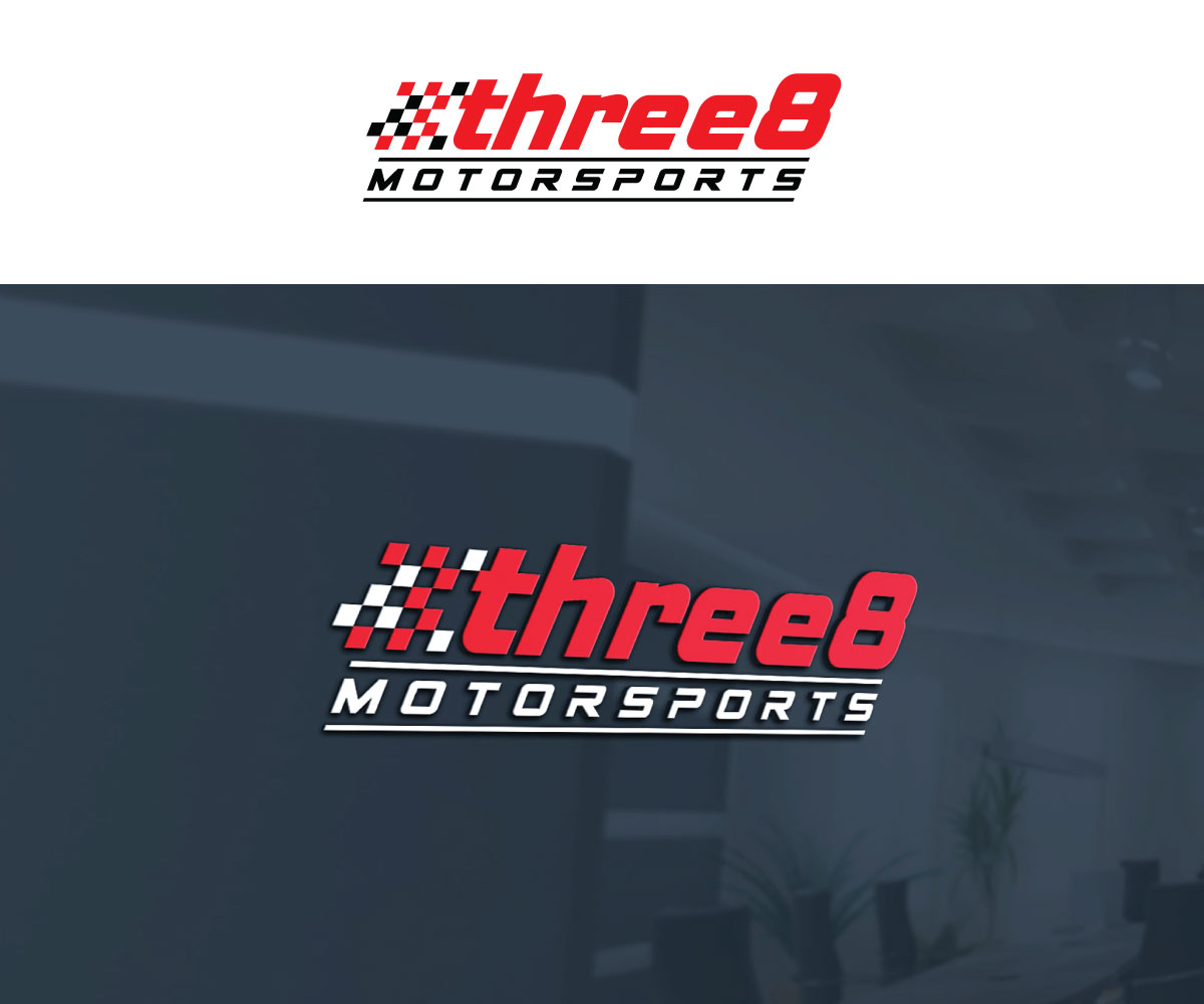 Diseño de Logo por Luckey yaari para Three 8 Motorsports | Diseño #35407476