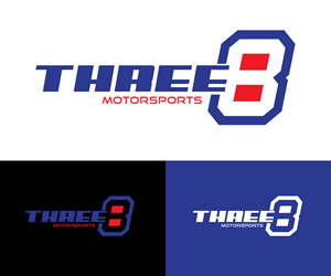 Logo Design by Kavth for Three 8 Motorsports | Design: #35436277