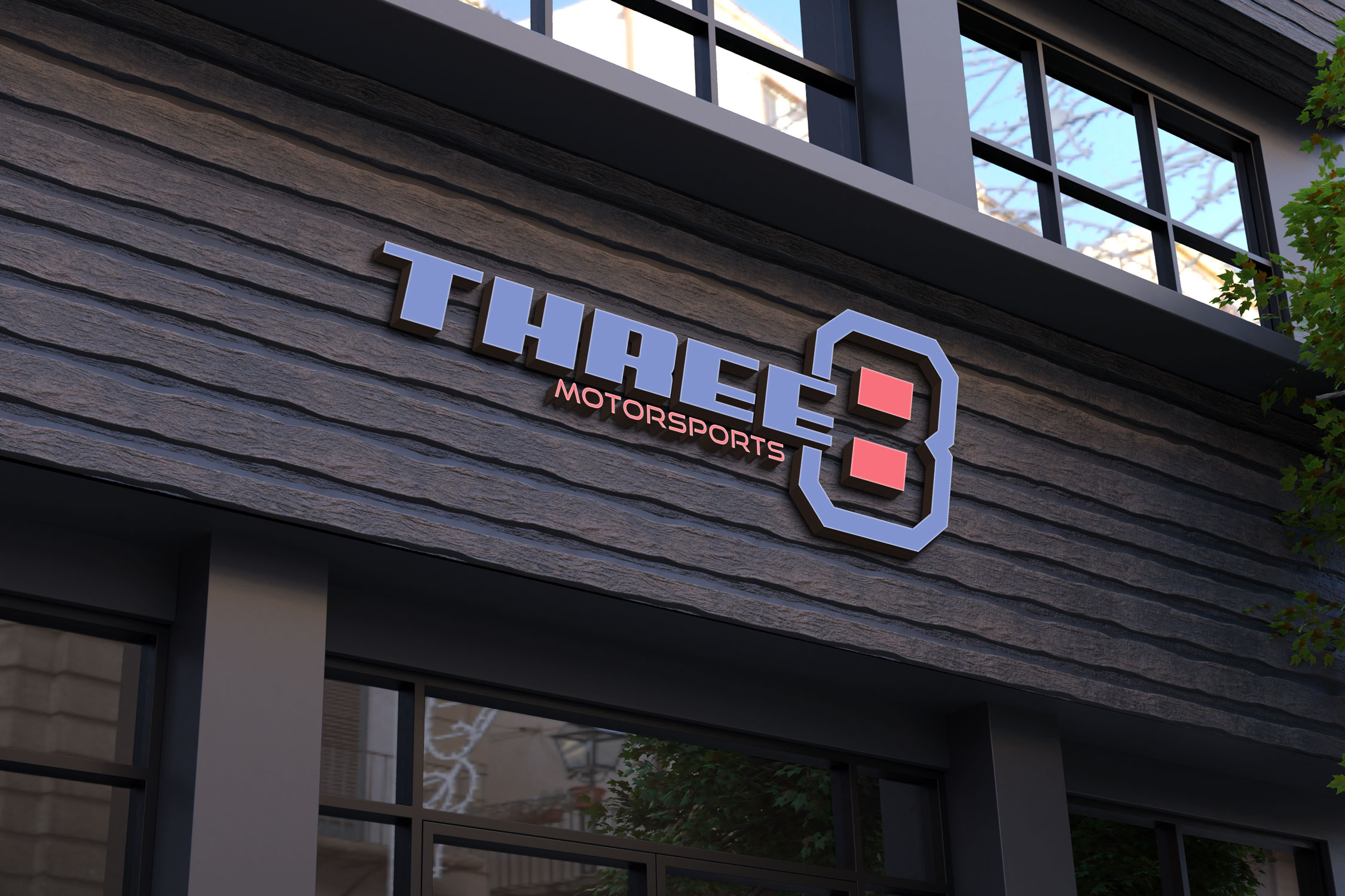 Logo Design by Kavth for Three 8 Motorsports | Design #35436327