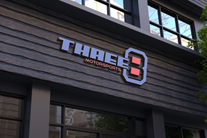 Logo Design by Kavth for Three 8 Motorsports | Design: #35436327