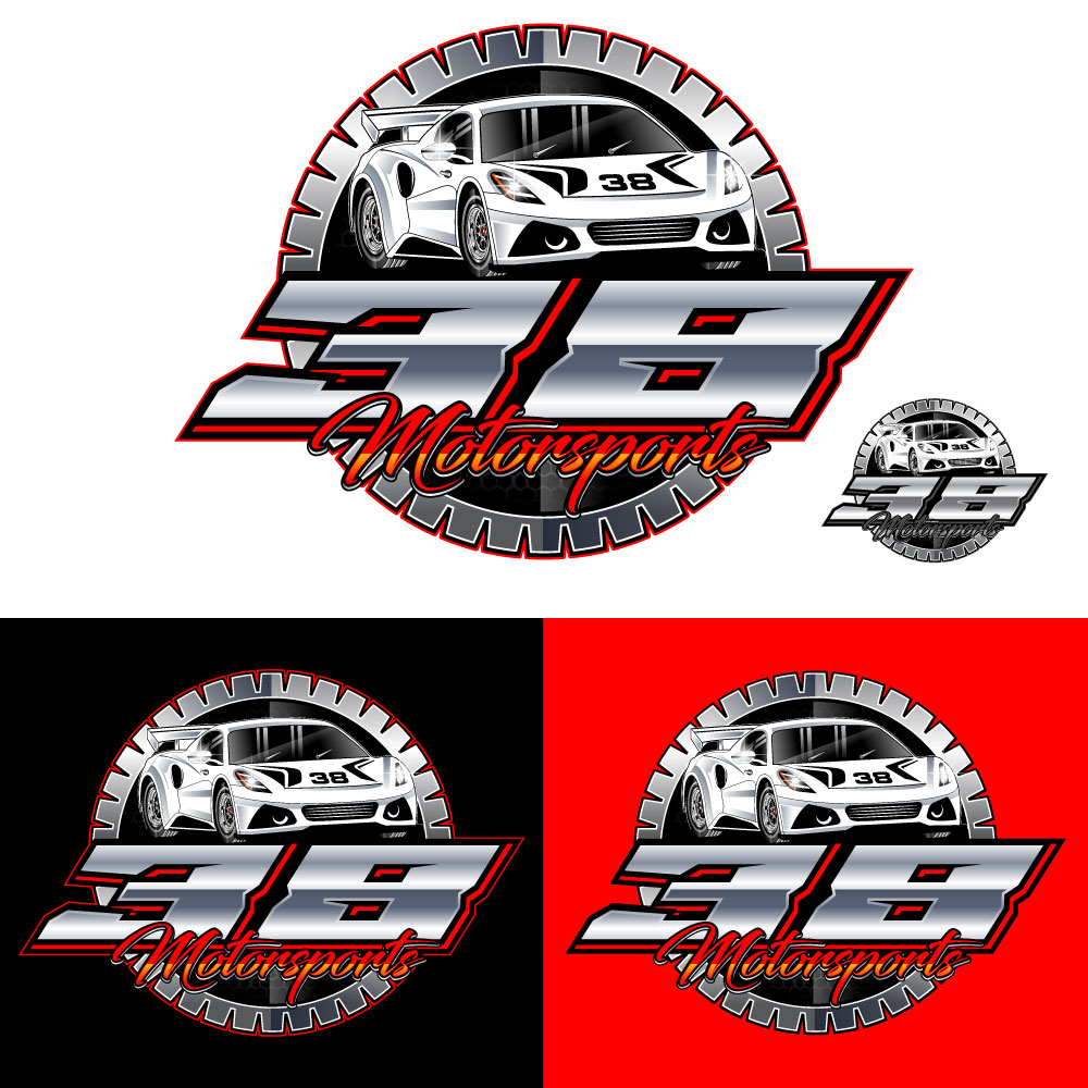 Logo-Design von Suvendu.S für Three 8 Motorsports | Design #35423805